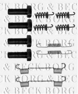BORG & BECK bbk6235 -  Комплектующие, колодки дискового тормоза